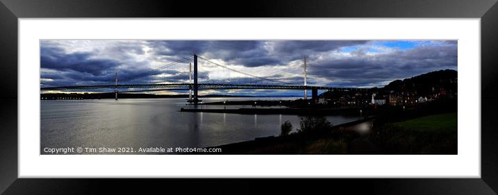 North Queensferry Harbour  Framed Mounted Print by Tim Shaw