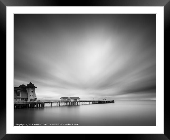 Penarth Pier Framed Mounted Print by Rick Bowden