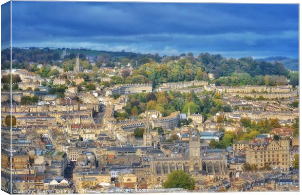 View of Bath, Somerset,England  Canvas Print by Arion Espinola