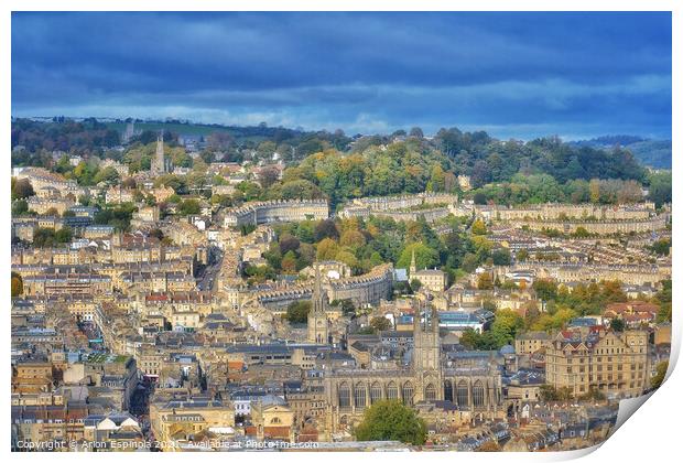 View of Bath, Somerset,England  Print by Arion Espinola