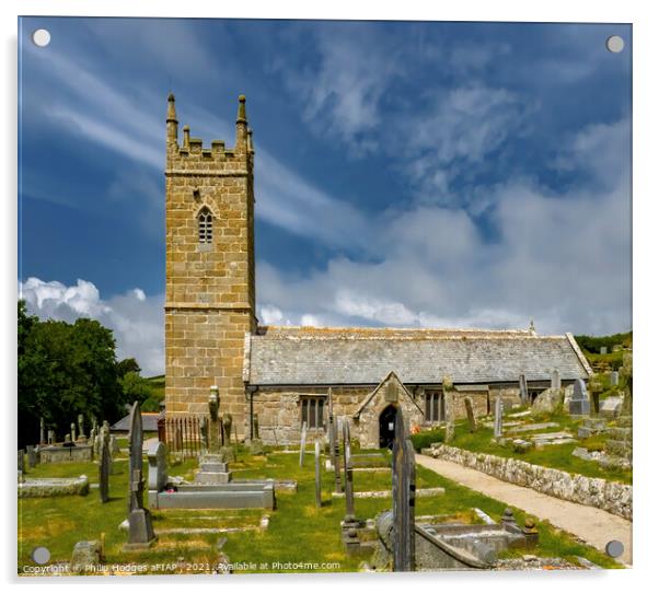 St Levar Church Acrylic by Philip Hodges aFIAP ,