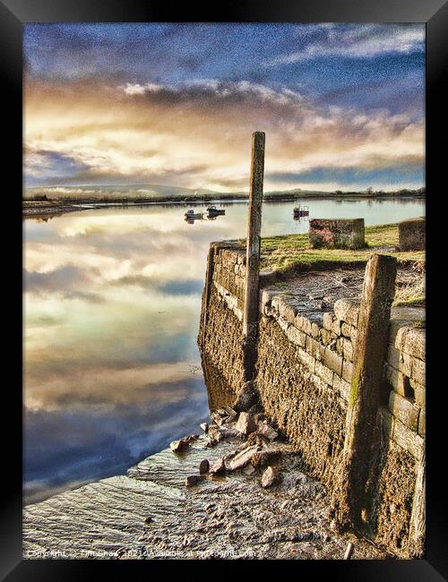 Alloa Old Harbour wall Framed Print by Tim Shaw