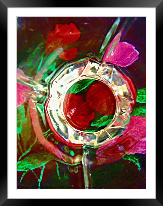Abstract 12328 Framed Mounted Print by Stephanie Moore