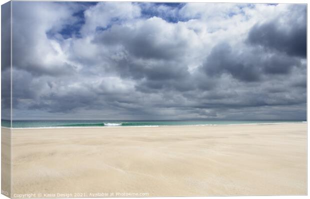 The Minch from Traigh Mhor, Tolsta, Isle of Lewis Canvas Print by Kasia Design