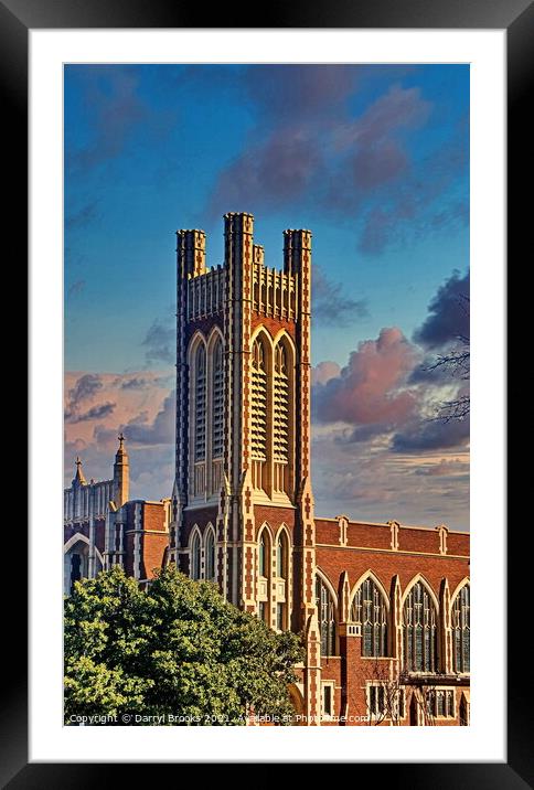 Classic Church Architecture Framed Mounted Print by Darryl Brooks