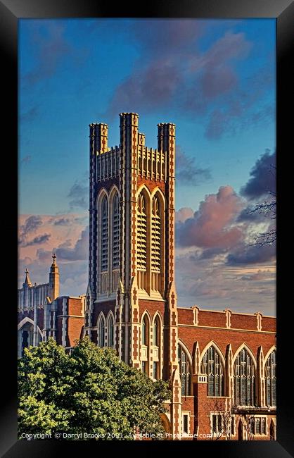 Classic Church Architecture Framed Print by Darryl Brooks