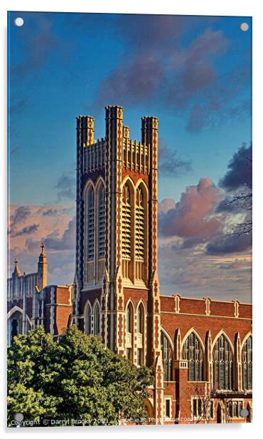 Classic Church Architecture Acrylic by Darryl Brooks