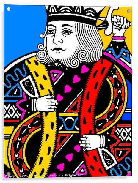 KING OF HEARTS Acrylic by OTIS PORRITT