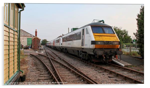 Greater Anglia Train 82112 at Mid Norfolk Railway Museum Acrylic by GJS Photography Artist