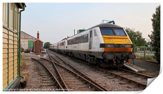 Greater Anglia Train 82112 at Mid Norfolk Railway Museum Print by GJS Photography Artist
