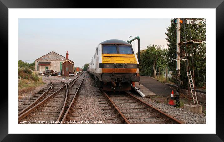 Greater Anglia Train 82112 at Mid Norfolk Railway Museum Framed Mounted Print by GJS Photography Artist