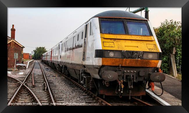 Greater Anglia Train 82112 at Mid Norfolk Railway Museum Framed Print by GJS Photography Artist
