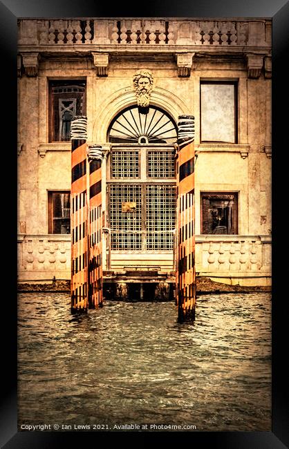 A Venetian Doorway Framed Print by Ian Lewis
