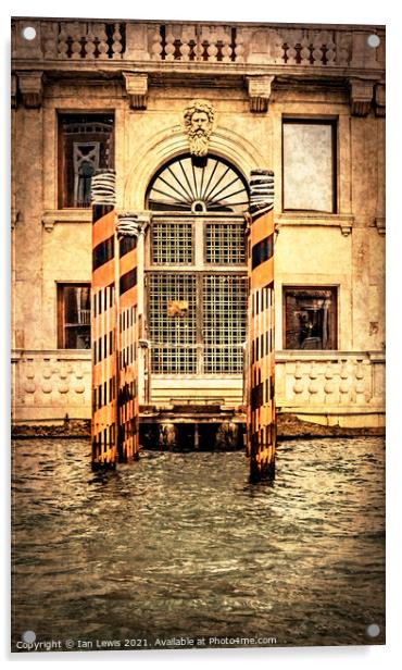 A Venetian Doorway Acrylic by Ian Lewis