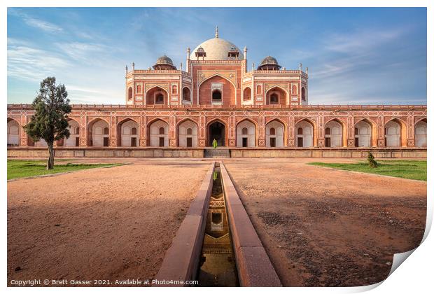 Humayun's Tomb, Delhi Print by Brett Gasser