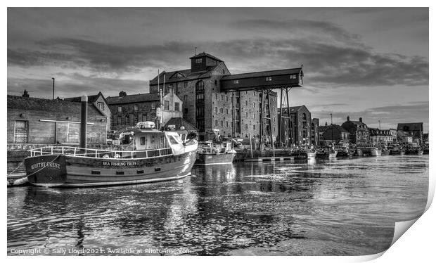 Port of Wells - view to the Gantry Print by Sally Lloyd