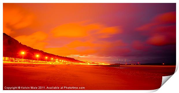 Speechless Expression of a Rainbow Sky Print by Kelvin Futcher 2D Photography