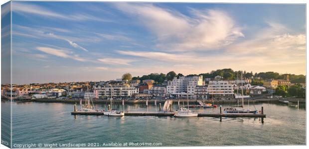 Trinity Landing Cowes Isle Of Wight. Canvas Print by Wight Landscapes