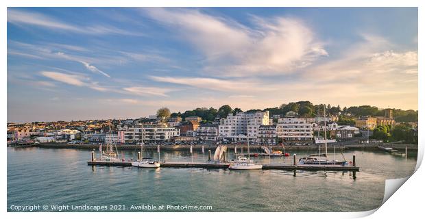 Trinity Landing Cowes Isle Of Wight. Print by Wight Landscapes
