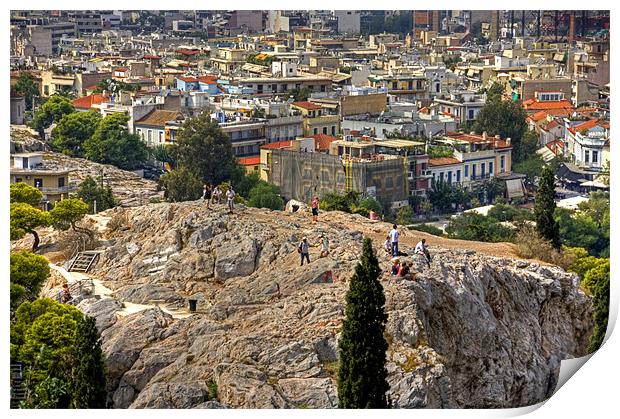 The Areopagus Print by Tom Gomez