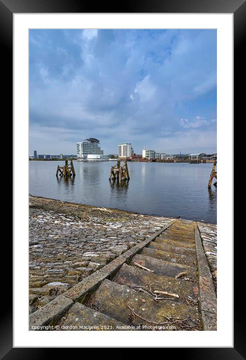 Cardiff Bay and St David's Hotel & Spa Framed Mounted Print by Gordon Maclaren