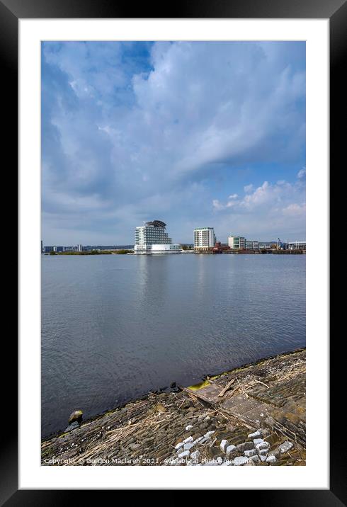 Cardiff Bay and St David's Hotel & Spa Framed Mounted Print by Gordon Maclaren