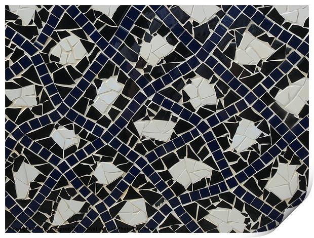 Tiled pattern Print by Robert Gipson