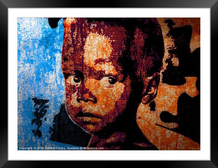 Children In War-Central African Republic 2 Framed Mounted Print by OTIS PORRITT