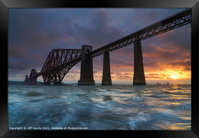 sunrise on the forth of firth. Framed Print by Scotland's Scenery