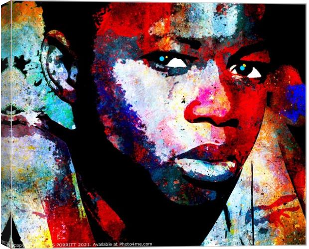CHILDREN OF POVERTY-ZIMBABWE Canvas Print by OTIS PORRITT