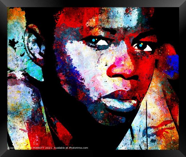 CHILDREN OF POVERTY-ZIMBABWE Framed Print by OTIS PORRITT