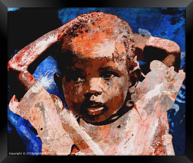 CHILDREN OF WAR SUDAN 3 Framed Print by OTIS PORRITT