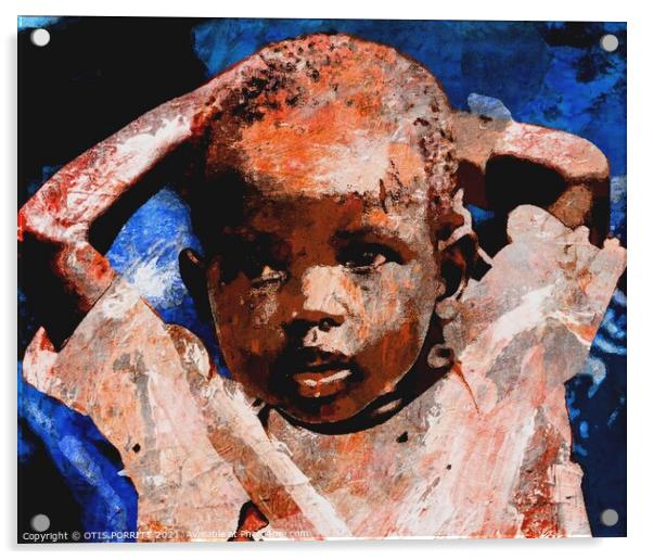CHILDREN OF WAR SUDAN 3 Acrylic by OTIS PORRITT