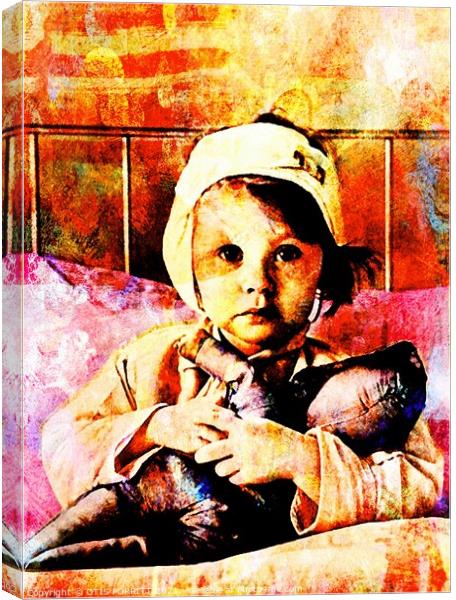 CHILDREN OF WAR 1940 Canvas Print by OTIS PORRITT