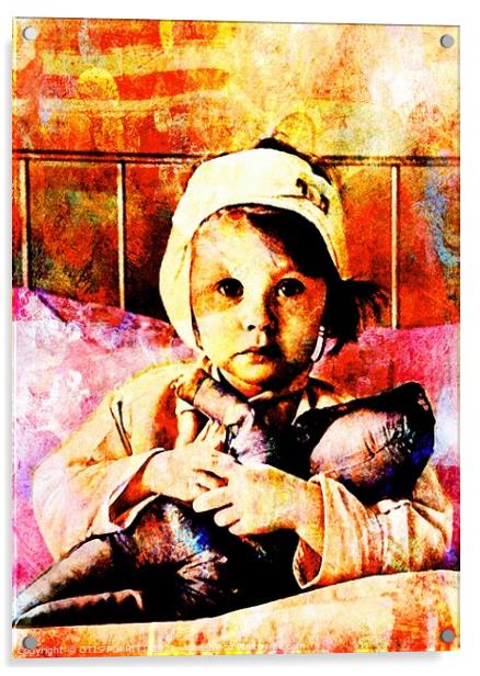 CHILDREN OF WAR 1940 Acrylic by OTIS PORRITT