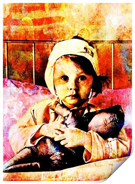 CHILDREN OF WAR 1940 Print by OTIS PORRITT