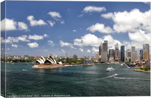 Sydney Panorama Canvas Print by Dirk Rüter
