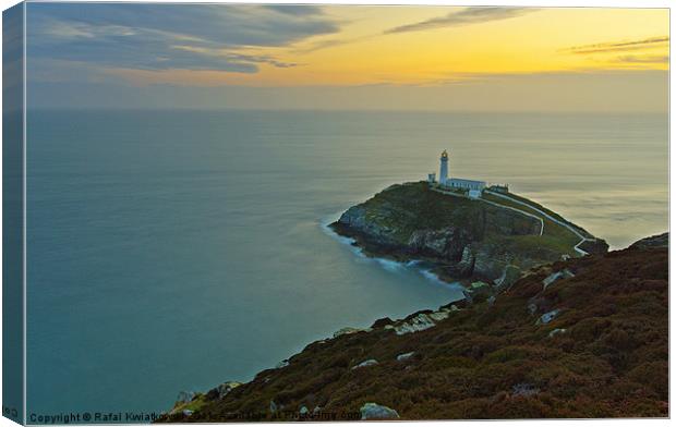 Lighthouse South Stack Canvas Print by R K Photography