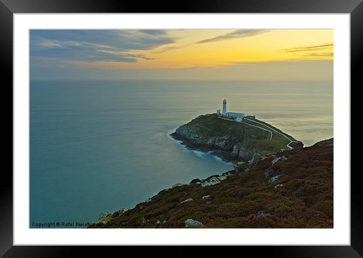 Lighthouse South Stack Framed Mounted Print by R K Photography