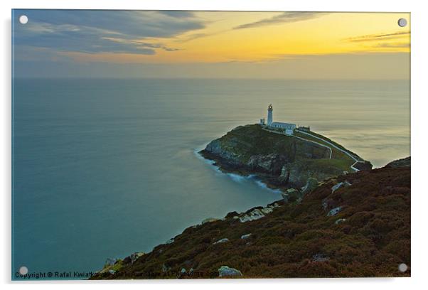 Lighthouse South Stack Acrylic by R K Photography