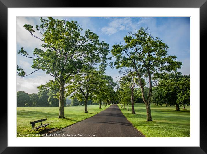 A walk in the park Framed Mounted Print by Richard Perks