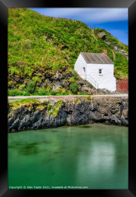 Pilot's House at Porthgain Harbour Framed Print by Alan Taylor