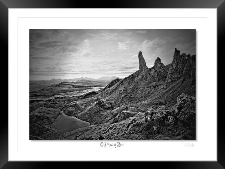 Old man  of Storr, Skye, Highlands, Scotland Framed Mounted Print by JC studios LRPS ARPS