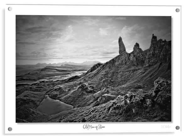 Old man  of Storr, Skye, Highlands, Scotland Acrylic by JC studios LRPS ARPS