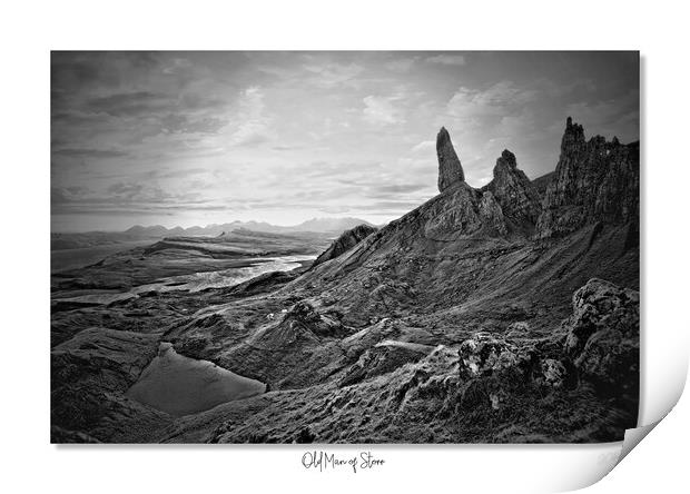 Old man  of Storr, Skye, Highlands, Scotland Print by JC studios LRPS ARPS