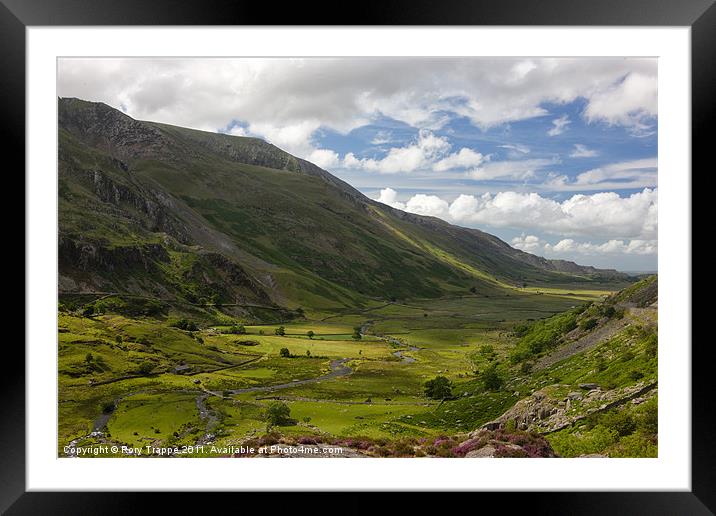 Ogwen valley 3 Framed Mounted Print by Rory Trappe
