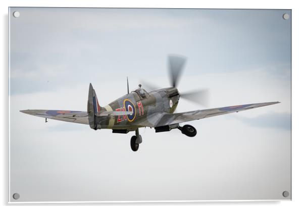 Spitfire Mk VIIIc MT928 Acrylic by J Biggadike