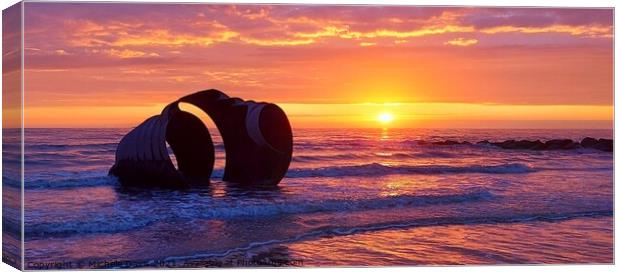 Mary's Shell sunset Canvas Print by Michele Davis