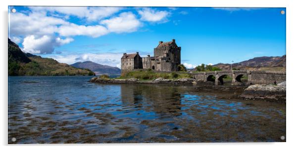Eilean Donan castle scotland  Acrylic by stuart bingham