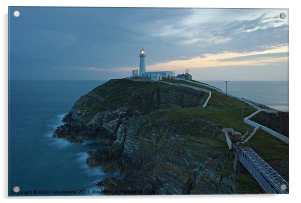 Lighthouse South Stack 2 Acrylic by R K Photography
